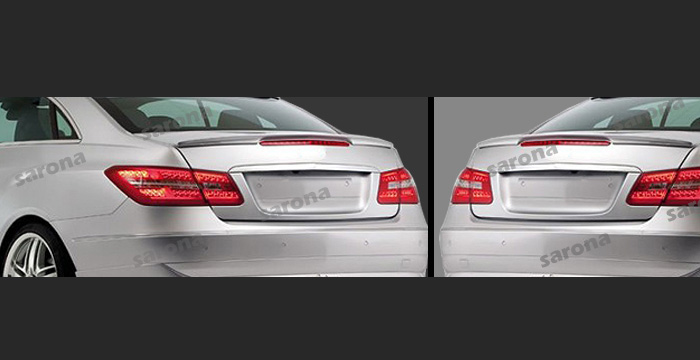 Custom Mercedes E Class Trunk Wing  Coupe (2010 - 2016) - $329.00 (Manufacturer Sarona, Part #MB-056-TW)